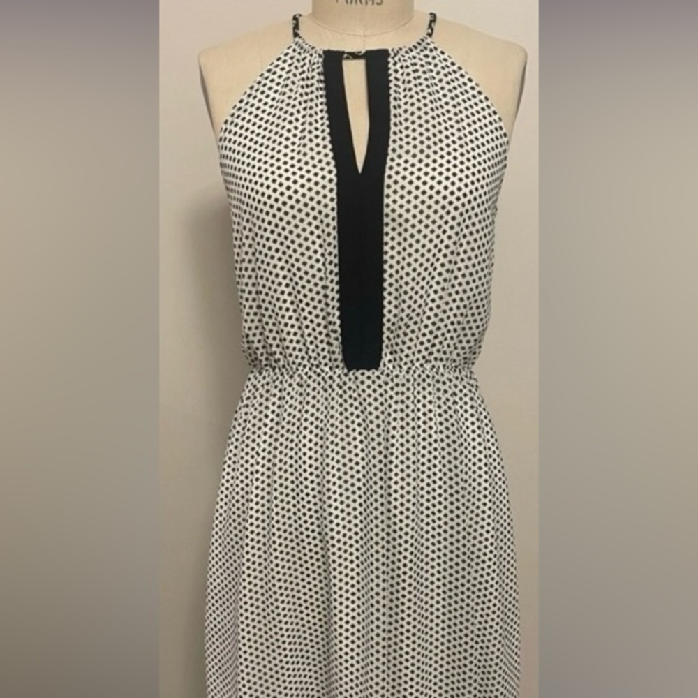 H&M Black and White Halter Sundress